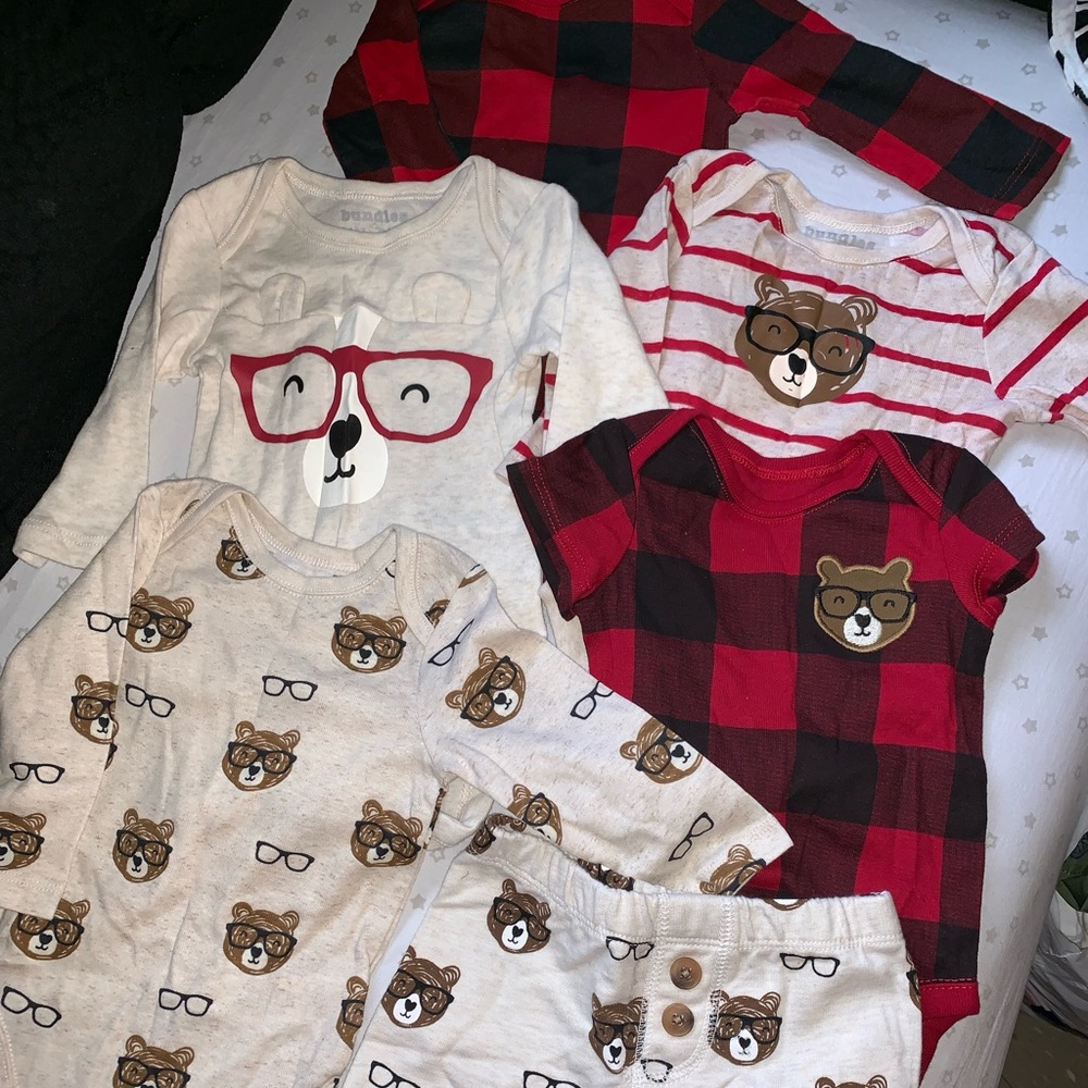 5 shirts & pants.